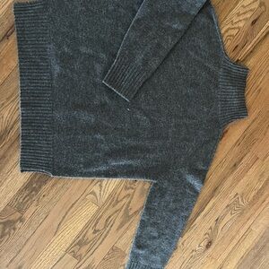 Charcoal Turtleneck Sweater
